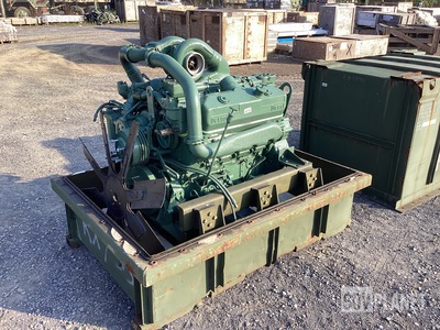 Detroit Diesel 8V92TA Turbo Diesel Engine w/Container