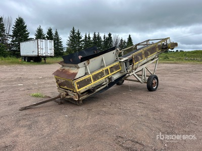 36 in x 20 ft Portable Transfer Conveyor Belt