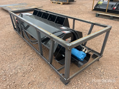 2025 Mower King ECSSTR072 72 in Skid Steer Tiller (Unused)