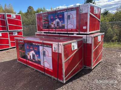 2025 HIlls Industrial 804024 40 ft x 80 ft x 24 ft Bâtiment d'entreposage (Unused)
