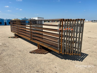 Quantity of (10) 24 ft x 5 ft 5 in Free Standing Livestock Panel