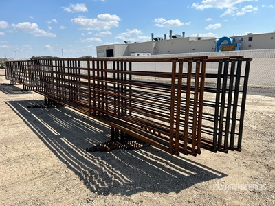 Quantity of (10) 24 ft x 5 ft 5 in Free Standing Livestock Panel