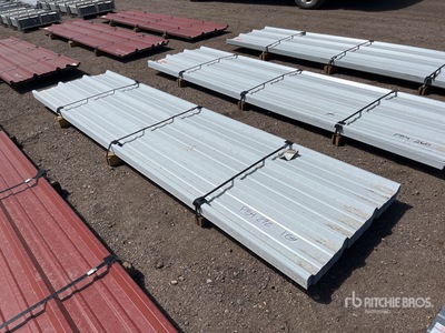 Quantity of 2025 Kit Containers Steel R Panel 12 FT (Unused)