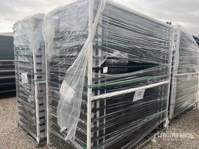 Quantity of 8 ft x 8 ft Commercial Grade Wrought Iron Vallas (Unused)