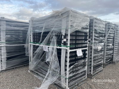 Quantity of 8 ft x 8 ft Commercial Grade Wrought Iron Vallas (Unused)