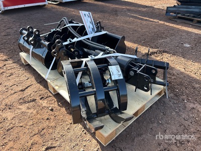 Quantity of (9) 2025 AGT 12EX-ATA Mini Excavator Attachment Set (Unused)