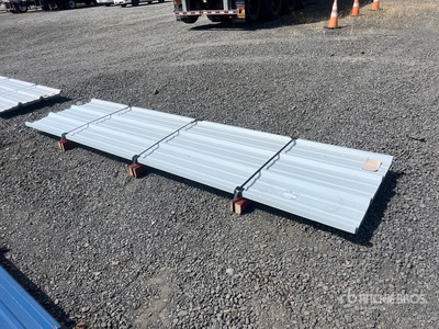 Quantity of (50) 2025 Kit Containers 12 ft Metal Roofing Varios metales (Unused)