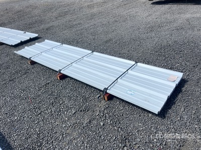 Quantity of (50) 2025 Kit Containers 12 ft Metal Roofing Varios metales (Unused)