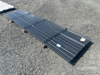 Quantity of (53) 2025 Kit Containers 12 ft Metal Roofing Varios metales (Unused)
