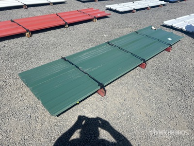 Quantity of (50) 2025 Kit Containers 12 ft Metal Roofing Varios metales (Unused)