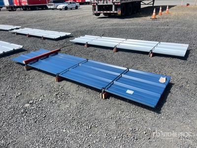Quantity of (36) 2025 Kit Containers 12 ft Metal Roofing Varios metales (Unused)