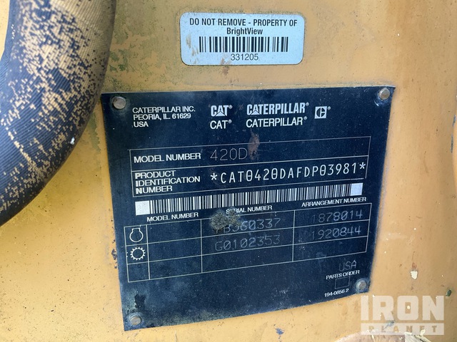 RETROEXCAVADORA 2001 CATERPILLAR 420D