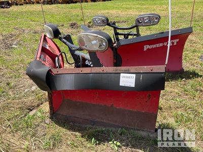 Boss  8 ft 2 in Power-V Snow Plow - Fits Truck