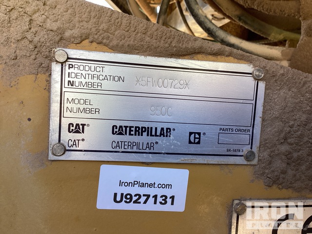 CARGADOR FRONTAL CATERPILLAR 950G