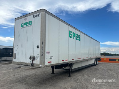 2015 Wabash DVCVHPC 53 ft x 102 in T/A Gesloten aanhangwagen