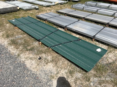 Quantity of 2025 Kit Containers Steel R Panel 12 Ft Corrugated Tin (Unused)