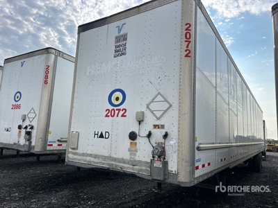2016 Vanguard 53 ft x 102 in T/A Van Trailer