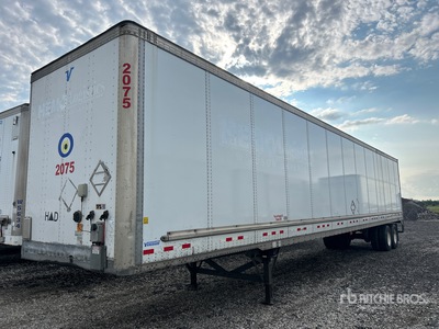 2017 Vanguard 53 ft x 102 in T/A Van Trailer
