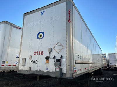 2017 Vanguard 53 ft T/A Van Trailer