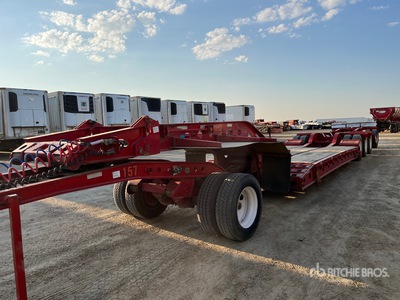1994 Aspen LB50 Tri/A Double Drop Removable Gooseneck 低床トレーラー