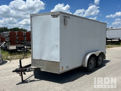 2018 Continental Cargo 12 ft T/A Enclosed Trailer