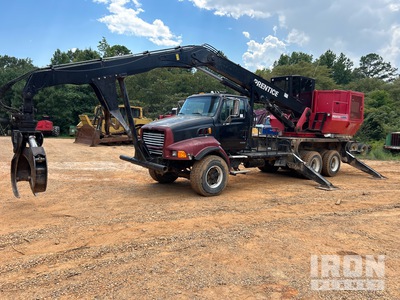 Prentice 2384C Articulated Boom on 2016 Sterling L8500 6x4 2016 Prentice Log Loader Mounted on Sterling Truck Kranwägen