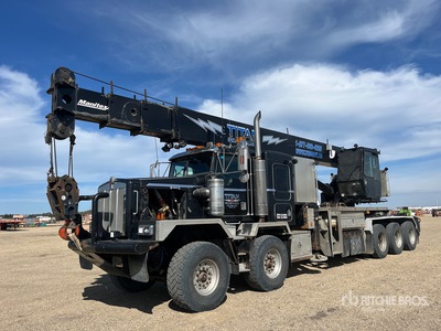 Manitex 4596 45 ton Straight Boom on 2007 Kenworth C500B 10x6 Twin-Steer Sleeper Kranwägen