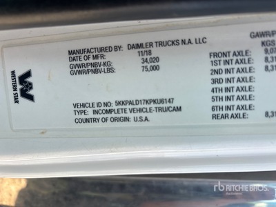 2019 Western Star 4900SA 8x6 Texas Bed Camion cabrestante