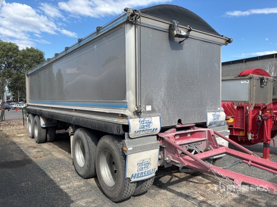 2018 Hercules Quad Dog End Dump Trailer