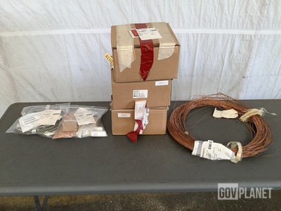 (3) Cable Assemblies, (8) Cleat Assemblies, (19') of Material & Assorted Items