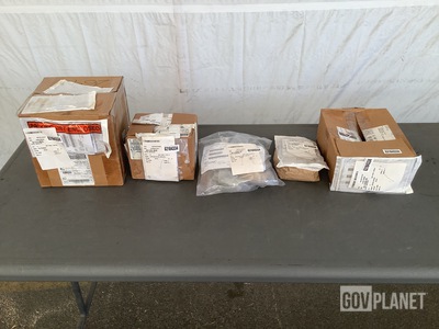 (16) Retaining Clamps, (10) Couplings, (8) Trunnion Pins & Assorted Items
