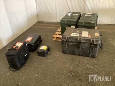 (2) Projectors & (4) Assorted Storage Cases