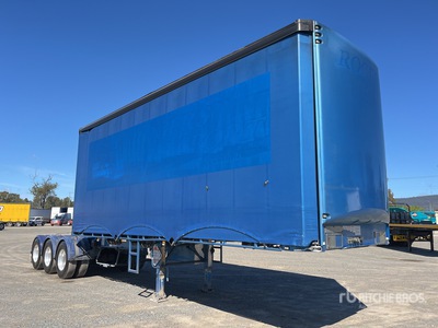2016 MaxiTrans 7.2 m Tri/A B-Double Lead Curtain Side Trailer