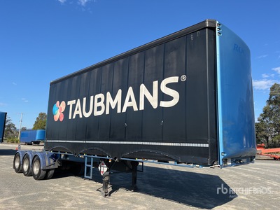 2014 MaxiTrans 7.2 m Tri/A B-Double Lead Curtain Side Trailer