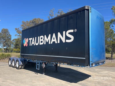2014 MaxiTrans 7.2 m Tri/A B-Double Lead Curtain Side Trailer