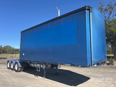 2013 MaxiTrans 7.2 m Tri/A B-Double Lead Curtain Side Trailer