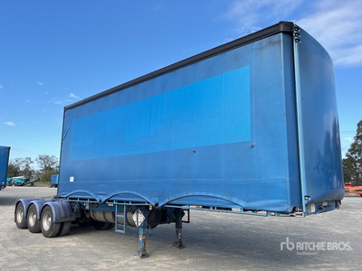 2013 MaxiTrans 7.2 m Tri/A B-Double Lead Curtain Side Trailer