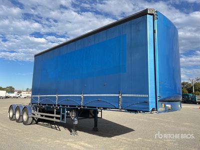 2017 MaxiTrans 7.2 m Tri/A B-Double Lead Curtain Side Trailer