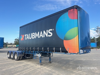 2018 MaxiTrans 7.2 m Tri/A B-Double Lead Curtain Side Trailer