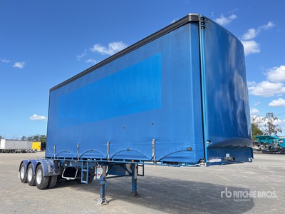2018 MaxiTrans 7.2 m Tri/A B-Double Lead Remorque pour rideaux latéraux