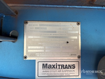 2021 MaxiTrans 13.3 m Tri/A Step Deck Remorque pour rideaux latéraux