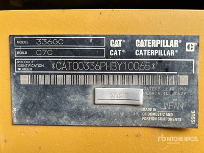 2021 Cat 336GC Tracked Excavator