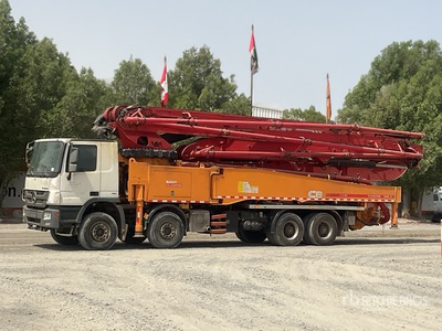 2020 Sany SYM5449THBE 56 m on 2020 Mercedes-Benz Actros 4143 8x4 Twin-Steer Concrete Pump Truck