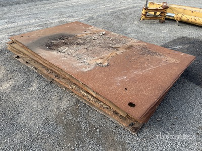 Quantity of 2900 mm Steel Plates Varios. Industrial