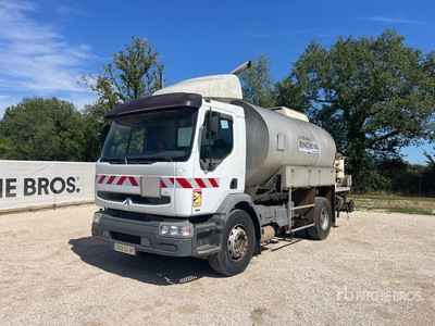 2000 Rincheval ECM 9500 L on 2000 Renault Premium 300 4x2 Repandeuse A Bitume Asphalt Distributor Truck