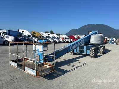 1999 Genie S60 4WD Dual Fuel Telescopic Boom Lift