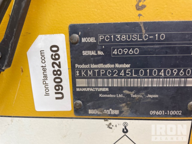 EXCAVADORA 2015 KOMATSU PC138USLC10