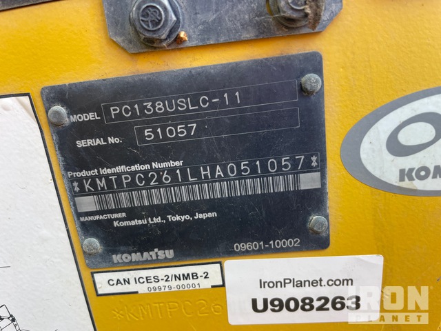 EXCAVADORA 2017 KOMATSU PC138USLC11