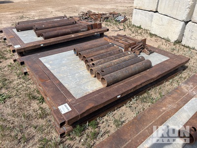Efficiency 72 in x 96 in Aluminum (2.5 in Wall) Trench Shield