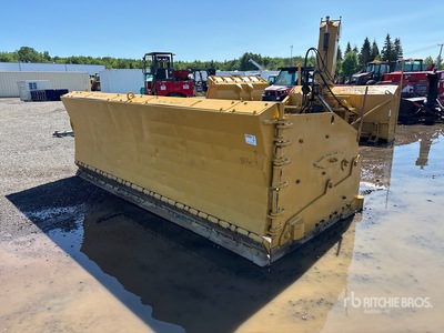 Metal Pless 12 ft Hydraulic Reversing Q/C Pala para nieve - Fits Wheel Loader